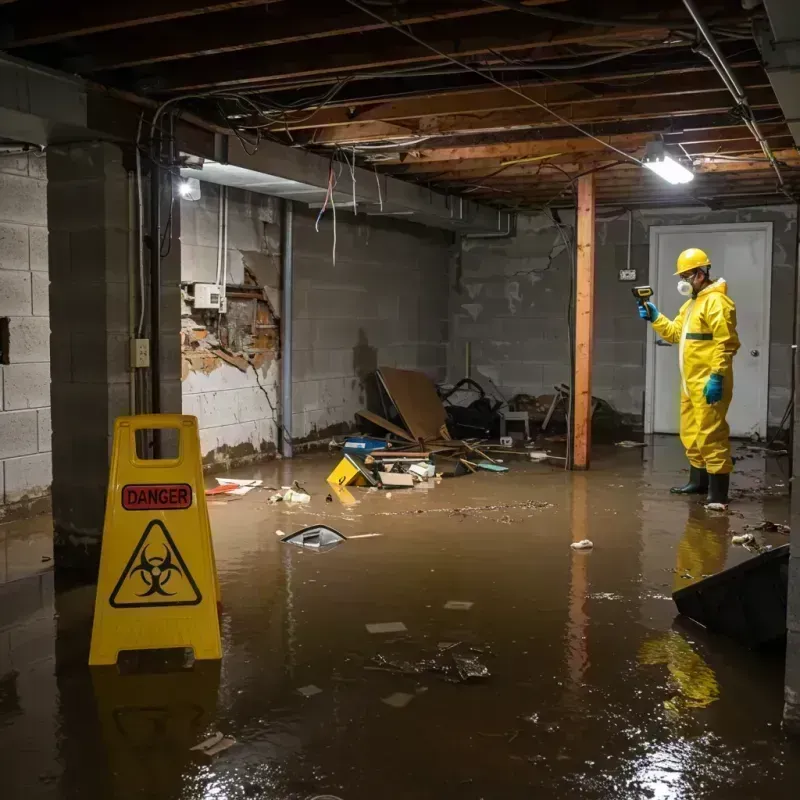 Flooded Basement Electrical Hazard in Woodmoor, CO Property